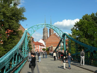 Wroclaw's Lovers' Bridge